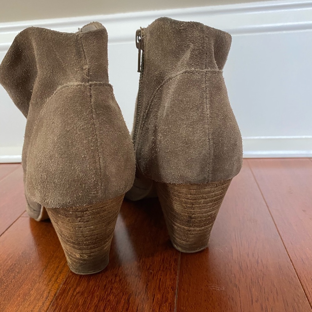 Tan Suede Booties - Picture 3 of 5